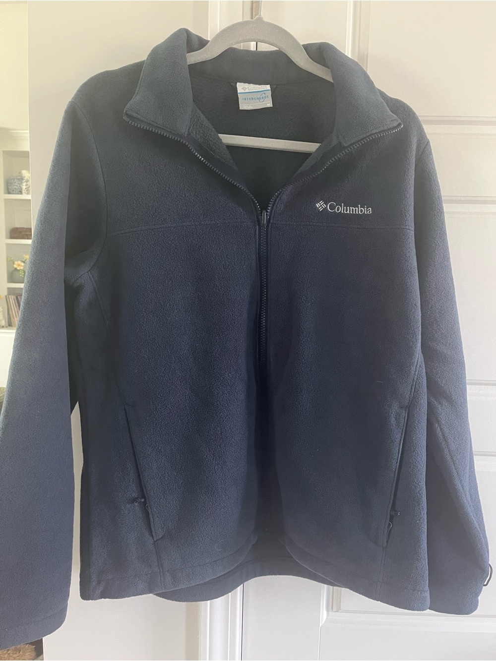 Columbia Women’s  Navy Blue Fleece Zip Jacket